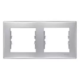 SE Sedna Алюминий Рамка 2-я горизонтальная