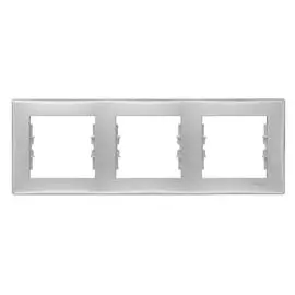 SE Sedna Алюминий Рамка 3-я горизонтальная