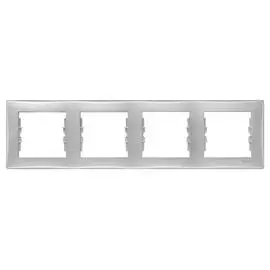 SE Sedna Алюминий Рамка 4-я горизонтальная