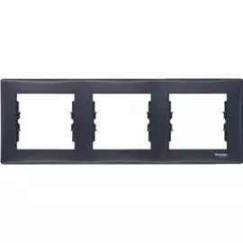 SE Sedna Графит Рамка 3-я горизонтальная