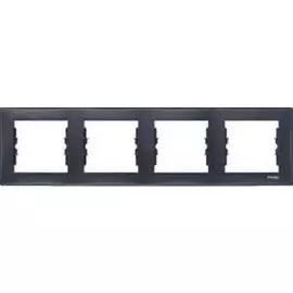 SE Sedna Графит Рамка 4-я горизонтальная