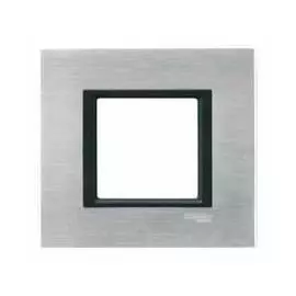 SE Unica Class Серебристый алюминий Рамка 1-ая
