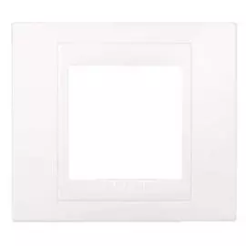 SE Unica Хамелеон Бел/бел Рамка 1-ая