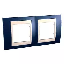 SE Unica Хамелеон Индиго/Беж Рамка 2-ая гориз