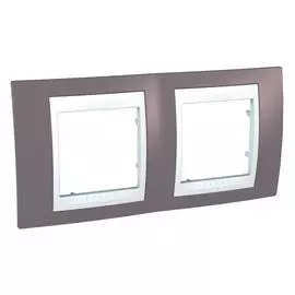 SE Unica Хамелеон Лиловый/Бел Рамка 2-ая гориз