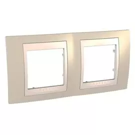 SE Unica Хамелеон Песчаный/Беж Рамка 2-ая гориз