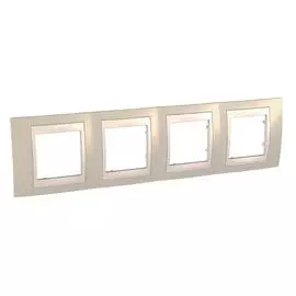 SE Unica Хамелеон Песчаный/Беж Рамка 4-ая гориз