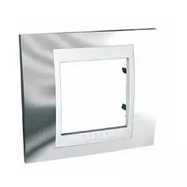 SE Unica Хамелеон Серебро/Бел Рамка 1-ая