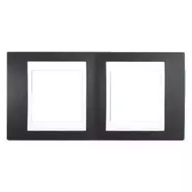 SE Unica Хамелеон Серо-Зеленый/Бел Рамка 2-ая гориз