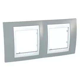 SE Unica Хамелеон Серый/Бел Рамка 2-ая гориз