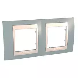 SE Unica Хамелеон Серый/Беж Рамка 2-ая гориз