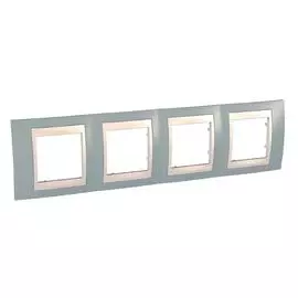 SE Unica Хамелеон Серый/Беж Рамка 4-ая гориз