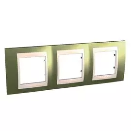 SE Unica Хамелеон Золото/Беж Рамка 3-ая гориз