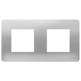 SE Unica Studio Алюминий Рамка 2-ная