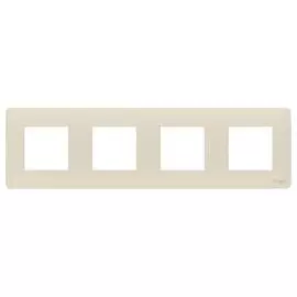 SE Unica Studio Беж Рамка 4-ная