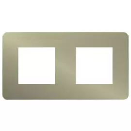 SE Unica Studio Бронза/Антрацит Рамка 2-ная