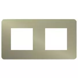SE Unica Studio Бронза/Бежевая Рамка 2-ная
