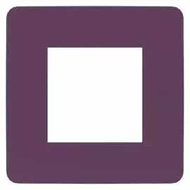 SE Unica Studio Лиловая/Бежевая Рамка 1-ная