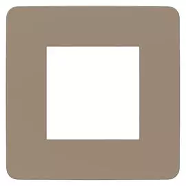 SE Unica Studio Песочная/Белая Рамка 1-ная