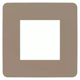 SE Unica Studio Песочная/Бежевая Рамка 1-ная