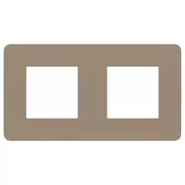 SE Unica Studio Песочная/Бежевая Рамка 2-ная