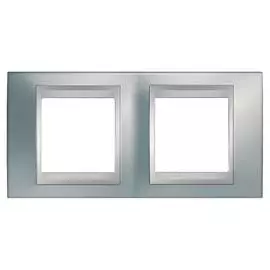 SE Unica Top Хром матовый Рамка 2-ая