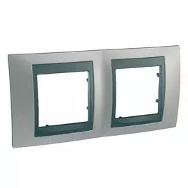 SE Unica Top Никель Графит Рамка 2-ая