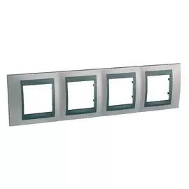 SE Unica Top Никель Графит Рамка 4-ая