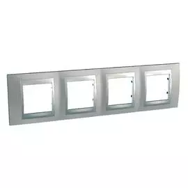 SE Unica Top Никель Рамка 4-ая