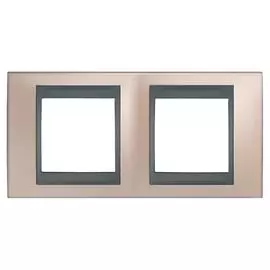 SE Unica Top Оникс Графит Рамка 2-ая