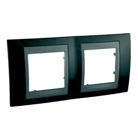 SE Unica Top Родий Графит Рамка 2-ая