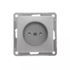 SE Wessen 59 Матовый хром Розетка б/з