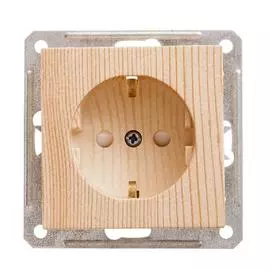 SE Wessen 59 Сосна Розетка с/з с защитными шторками