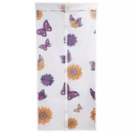 сетка антимоскитная на магнитах "капутомоскито" дизайн "бабочки" цвет белый