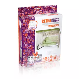 сетка противомоскитная help на садовые качели 220*142*196см