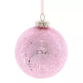 Шар новогодний d8см стекло 754049