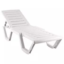 шезлонг атлант белый