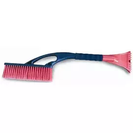 щетка для снега со скребком avs wb-6311 59cм мягкая ручка, распушенная щетина, 43451