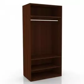 Шкаф 2-х створчатый Александрия (Кожа Ленто/Рустика)ЛД 625050.000 (1,096*2304*0,612)