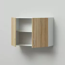 шкаф навесной кухонный 800х302х574 2с (дуб сонома)