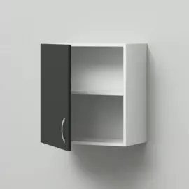 шкаф навесной norta 500х302х574 1с серый