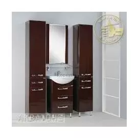 шкаф-пенал акватон ария черный глянец 1a134403aa950