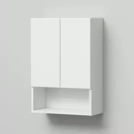 шкаф подвесной итана лайт 500х240х720 белый глянец