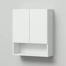 шкаф подвесной итана лайт 600х240х720 белый глянец