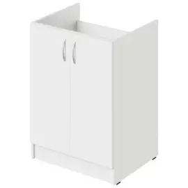 шкаф-стол рабочий 600х500х820 2с без столешницы белый