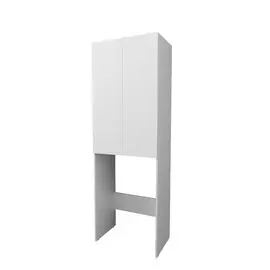 шкаф напольный 1marka wall 67 белый глянец, 2д. у79528