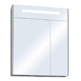 шкаф зеркальный акватон сильва 60см дуб фьорд 1a216202siw60