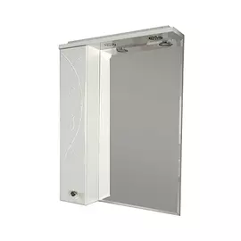 шкаф зеркальный левый акватон лиана 65 1a166202ll01l