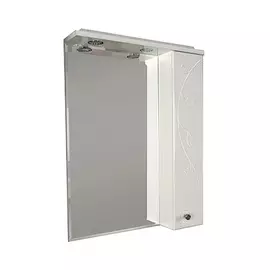 шкаф зеркальный правый акватон лиана 60 1a162702ll01r