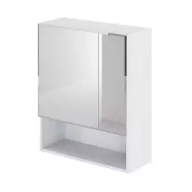 шкаф-зеркало ika лайт 600х244х720 (ясень анкор светлый)